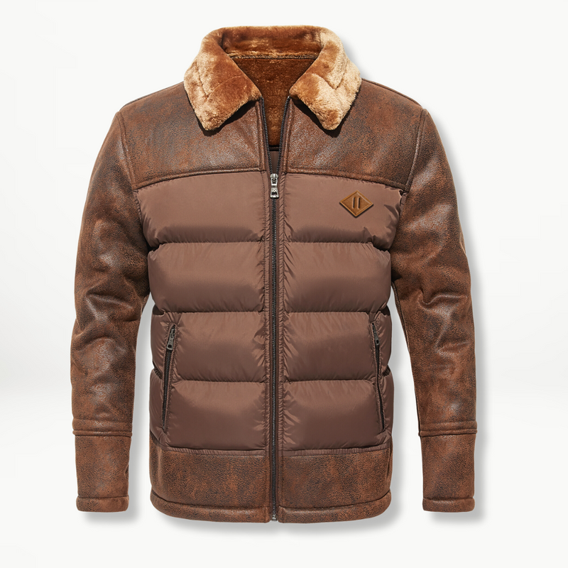 Winter Lederjacke für Herren – Vaughn
