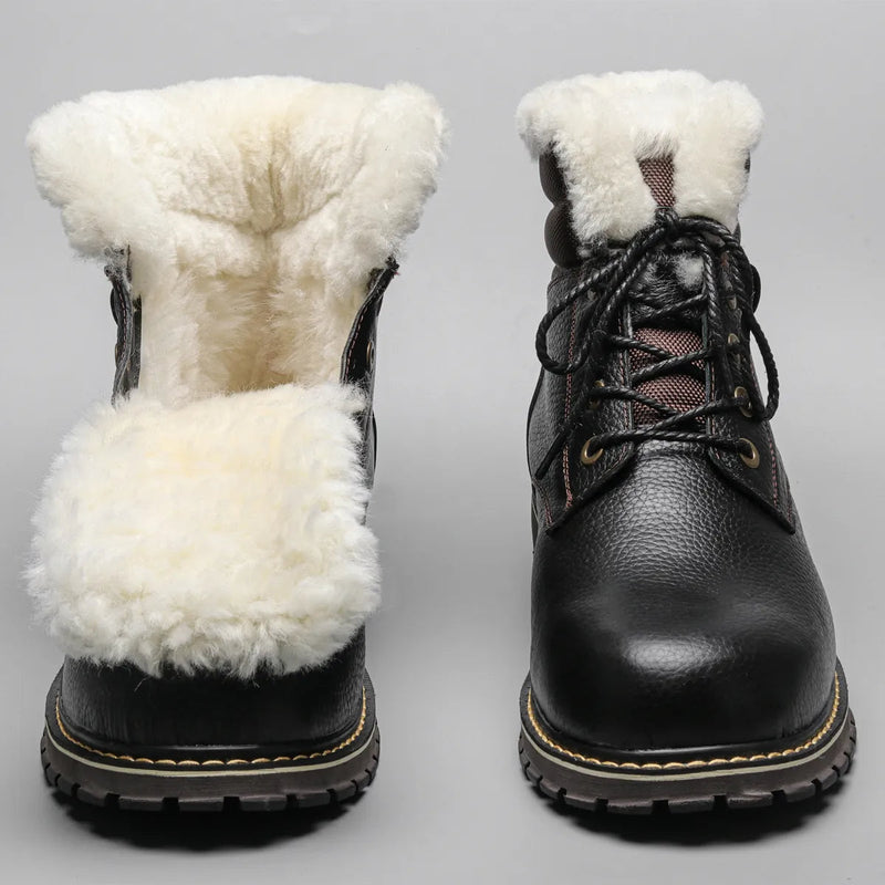 Warme Leder-Winterstiefel für optimalen Komfort – IceBound