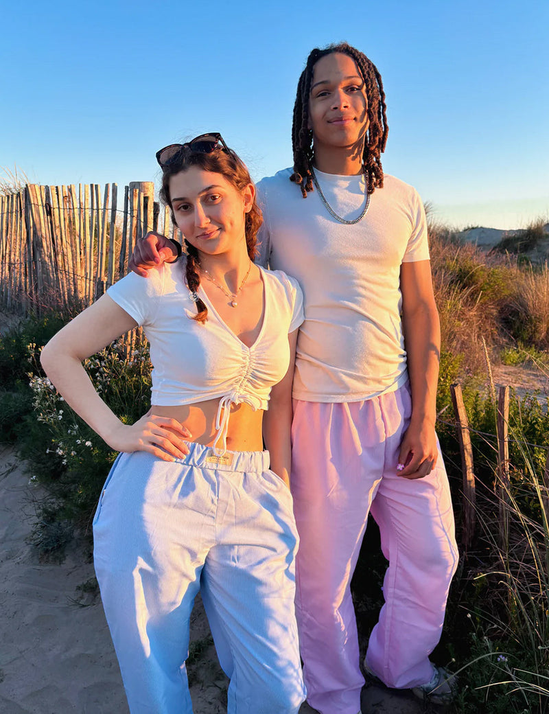 Atmungsaktive Damenhose mit Elastikbund – Miriam