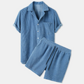 Herren-Sommer-Set aus Hemd und Shorts für Stil und Komfort – Matteo