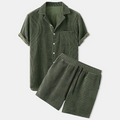 Herren-Sommer-Set aus Hemd und Shorts für Stil und Komfort – Matteo