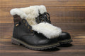 Warme Winterstiefel aus Leder und Wolle – Morgan