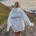 Stylisches Baumwoll-Hoodie mit Statement-Aufdruck – Fiorella