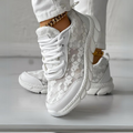 Elegante Damen-Sneaker mit Spitzendetails – Fenja