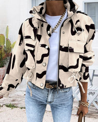 Elegante Jacke für Damen mit Gürtel  – Emma